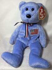 TY Beanie Baby America the Bear Plush