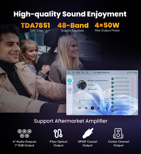 For VW Passat B7 CC 10.1" Android 13 Plug and Play Car Stereo Multimedia Player - 第 9/15 張圖片