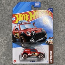Hot Wheels Lil' Roar Red 2025 203/250 Safari Mode 5/5 K Case Mini Cooper