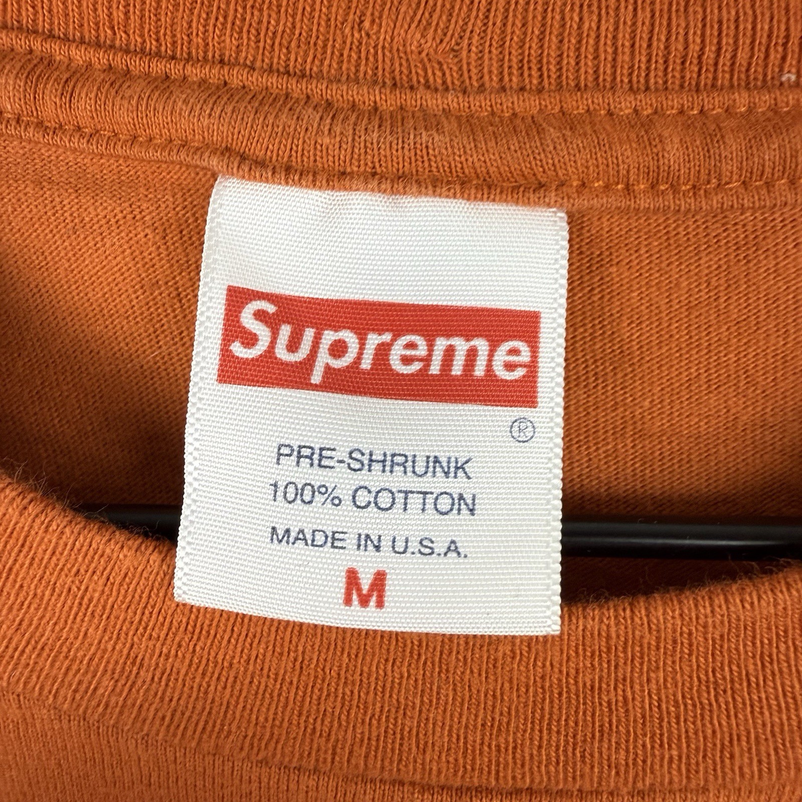 Medium Supreme FW21 Rust Orange Stack Tee - image 5