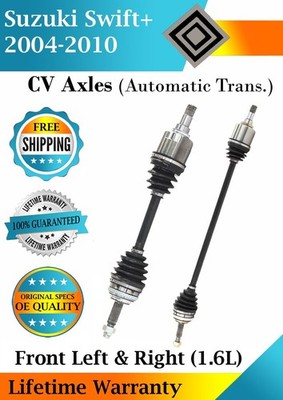 OE Front CV Axles For 2004-2010 Suzuki Swift+ Automatic Trans. Lifetime Warranty