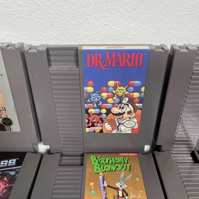 Nintendo NES Games Lot x12 - Excitebike Goonies 2 Dr. Mario Festers Quest & More