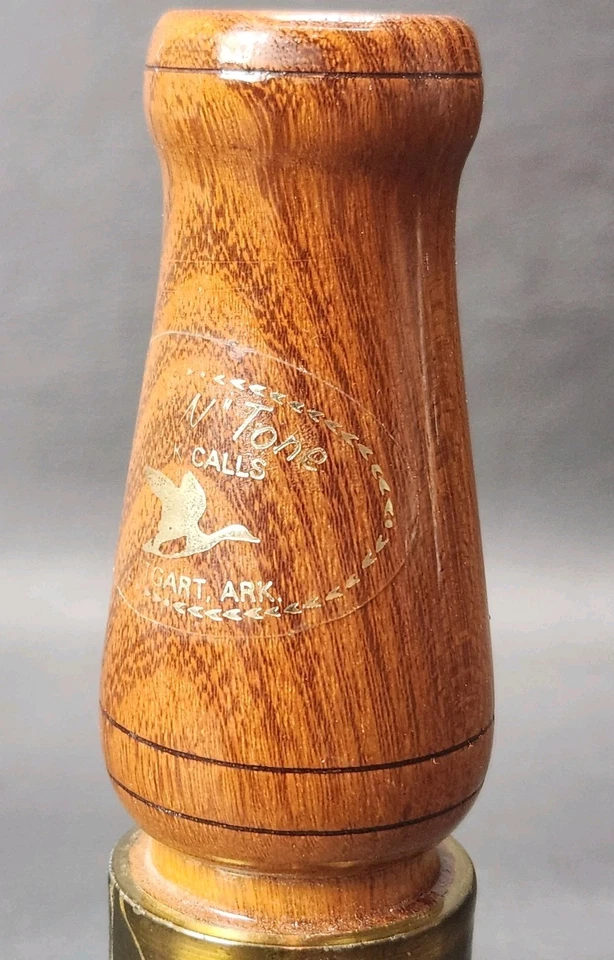 Vintage 1980s Rich And Tone RNT Duck Call By Butch Richenbach Stuttgart AR. USA - Image 2 of 4