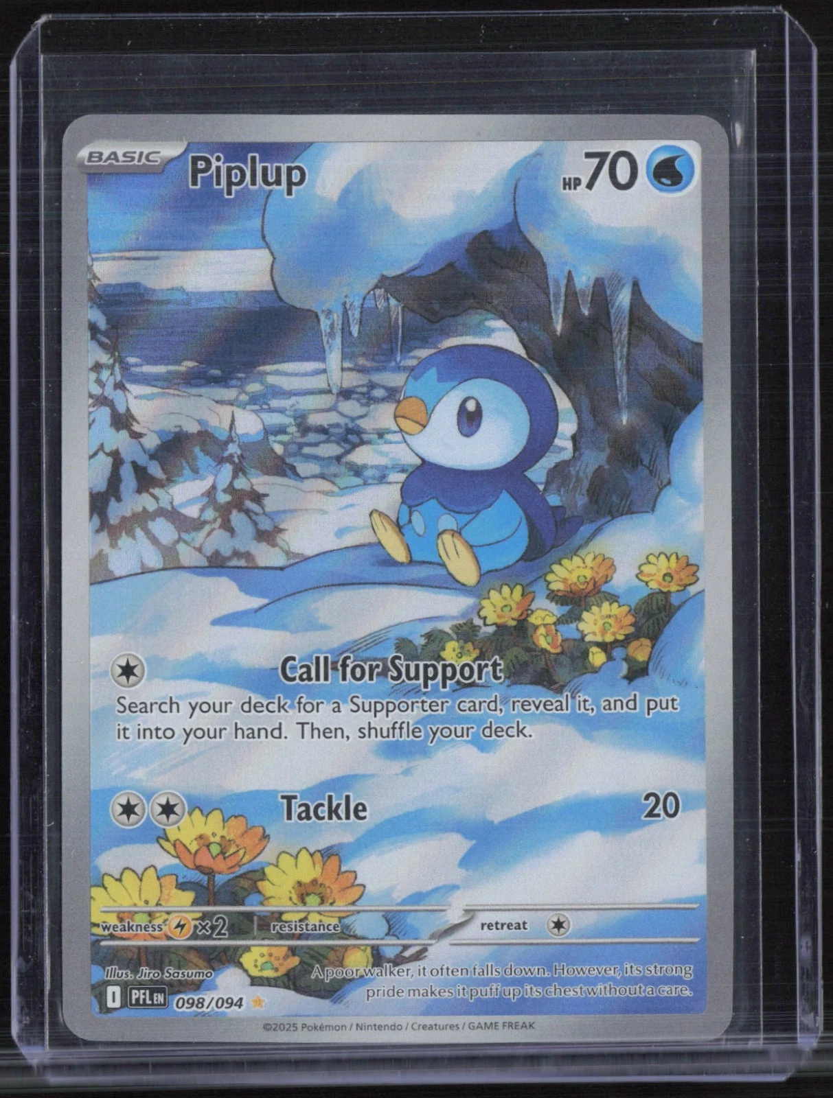 2025 Pokemon Phantasmal Flames Illustration Rare #098 Piplup
