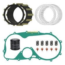Clutch Friction Plates & Oil Filter for Kawasaki Vulcan 900 VN900B/C/D 2006-2024