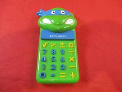 Leonardo - Teenage Mutant Ninja Turtles Retro TMNT 1988 Kid Calculator WORKS!