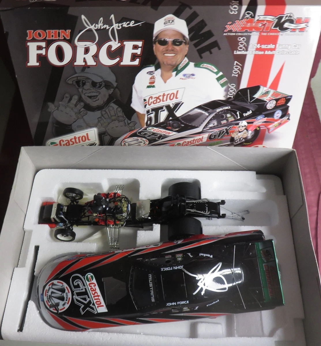 John Force Gold 1:24 Diecast Racing Cars for sale | eBay