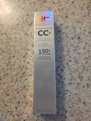 IT Cosmetics Your Skin But Better Spf50 CC+ Cream, Fair Light, 32ml NEW IN BOX