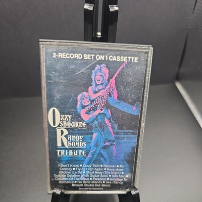 Ozzy Osbourne Randy Rhoads Tribute Cassette Tape 1987 Album Heavy Metal