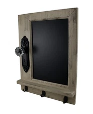 Scratch & Dent Antique Style Distressed Finish Chalkboard Doorknob Wall Hanging