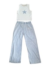 Vintage Havana Girls Star Tank S 7-8  Malibu Wide Pants M 10-12 Set