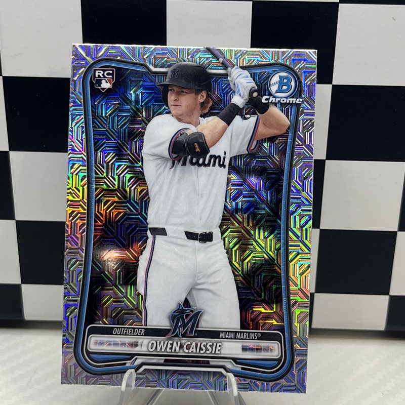 2026 Bowman Chrome- Owen Cassie #62 Mojo Refractor Miami Marlins