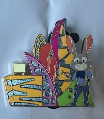 Destination D23 MOG Disney Destinations Map Zootopia Judy Hopps LE 500 Pin