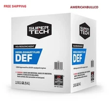 Super Tech DEF Diesel Exhaust Fluid, mad in the USA 9.46 L 2.5 Gallon, 1 Pack NE