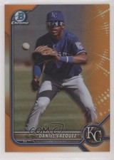 2022 Bowman Draft Chrome Orange Refractor 1/25 Daniel Vazquez #BDC-74 9hx