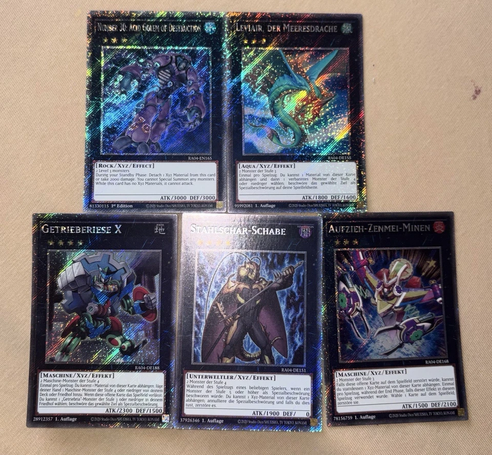 Yu-Gi-Oh! XXL XYZ Extra Deck Kartensammlung | Klassiker & Meta Karten Top