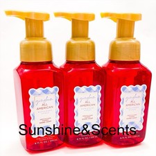 3-PACK Bath  Body Works GINGHAM ALL AMERICAN Foaming Hand Soap 8.75oz Each NEW