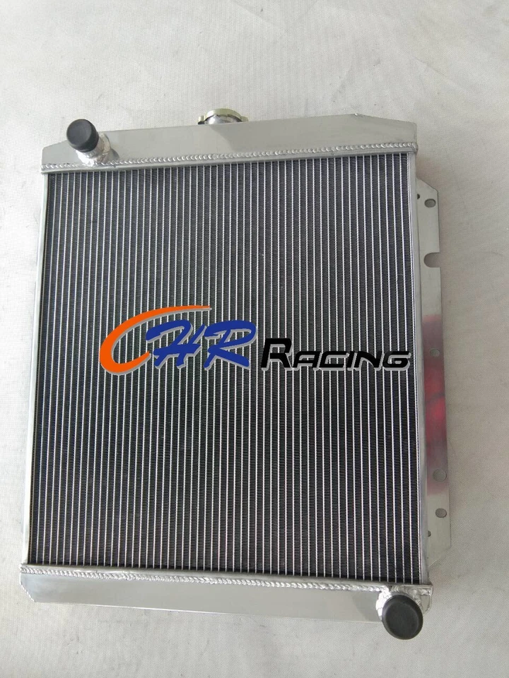 Radiador de aluminio para Buick Special/Roadmaster 1950-1952 con motor Chevy V8 MT Foto 2 de 4