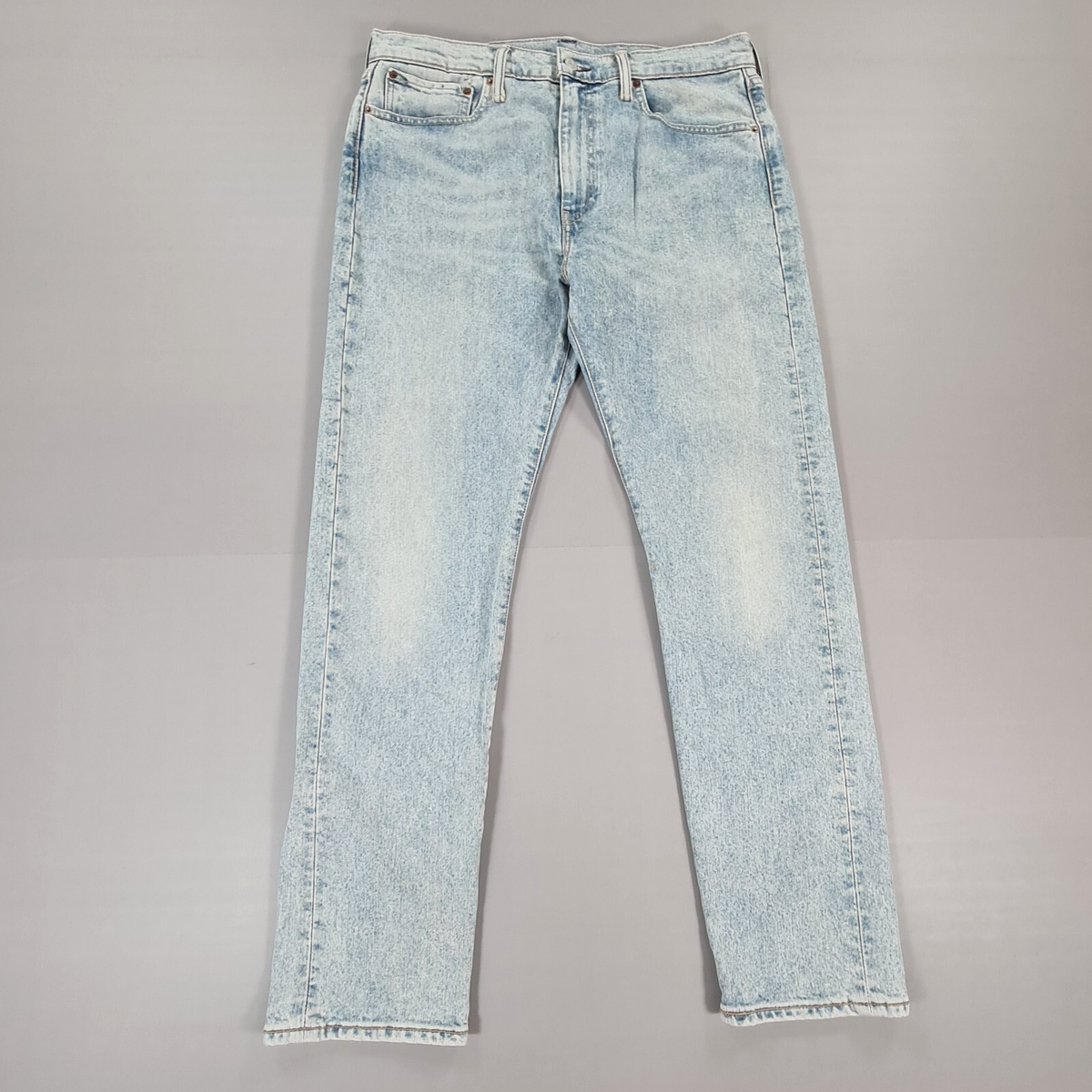 Levis 522 Mens Jeans Blue W33 L32 Slim Fit Tapered Stretch Denim