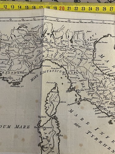 1772 Antike Karte von Italia Illustration Stahlstich? Gravur Kitchin - Bild 7 von 7