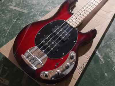 Best-selling 4 Strings Electric Bass Deep Red Electric Guitar Active Pickups