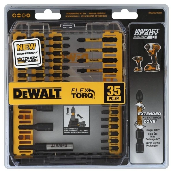 Dewalt DWA2NGFT35IR 35 Piece Impact Ready FlexTorq Set