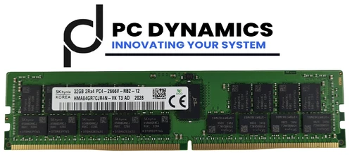 Hynix 32GB 2Rx4 PC4-2666V HMA84GR7CJR4N-VK T3 SERVER RAM ECC REGISTERED BUFFERED