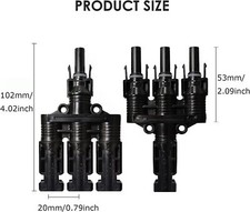 Solar Panel Connectors T Branch Connectors Ad...