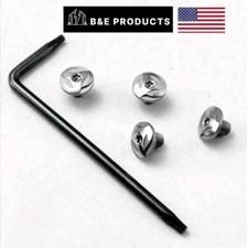 Beretta 92fs, M9 Silver Grip Screws T8 Torx Key 4 Stainless Steel Screws A20