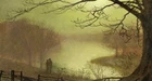 "Lovers in Moonlight" by John Atkinson Grimshaw