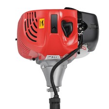 Heavy Duty 2 3HP Power Sweeper 52cc Handheld Gas Powered Broom Snow Dirt Walkway