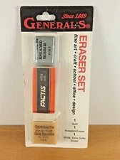 MASTER S BY GENERAL PENCIL EP3738 GENERAL S ART ERASER SET 3PC CARDED