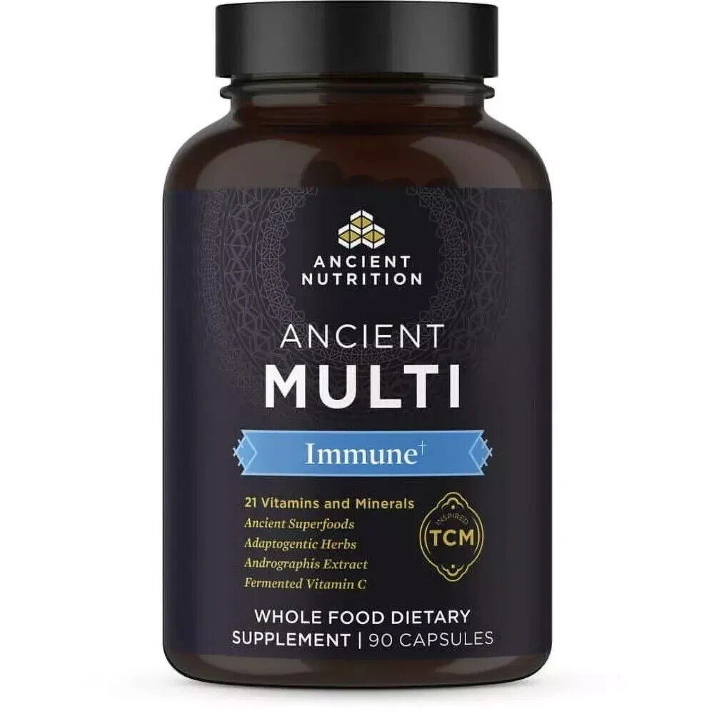Ancient Nutrition Ancient Multi Immune 90 Cápsulas, (Pack de 1).