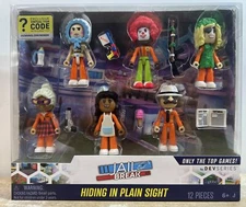 Roblox DEVSERIES Jailbreak Hiding In Plain Sight 6 Action Figures Virtual Code