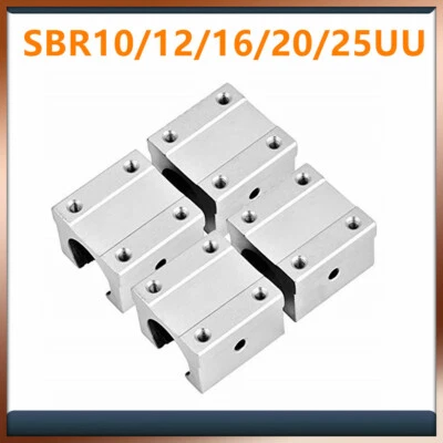 SBR10/12/16/20/25UU SBR16/20/25LUU Festlager Linearführungen Welle Lagerböcke