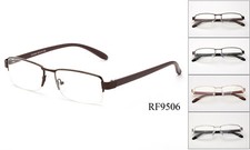 Reading Glasses Simple Classic Men Women High Quality Reader Half Frame Metal