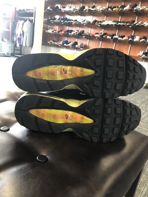 NIKE AIR MAX 95 PREMIUM 313071-081 Size 13 Black Pilgrim Flamingo