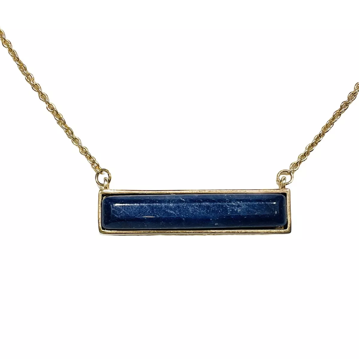 Stone bar best sale necklace