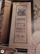 E. BISHOP CROSS STITCH RAVA'AI TA'ATA SAMPLER I & II  CHART FROM MAGAZINE