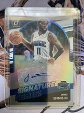 2021-22 Panini Donruss James Ennis Signature Series #SS-JEN - Beautiful Auto !