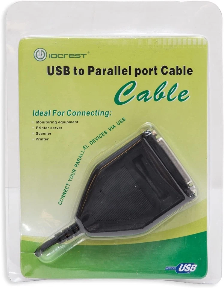 IO Crest USB 2.0 to DB25 Parallel Printer Cable SY-ADA10003 - Image 2 of 2