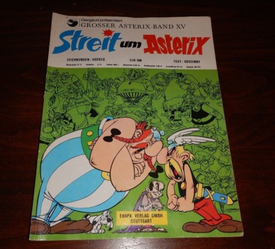 Asterix Streit um Asterix Großer Asterix-Band Band XV - 1973 1. Auflage