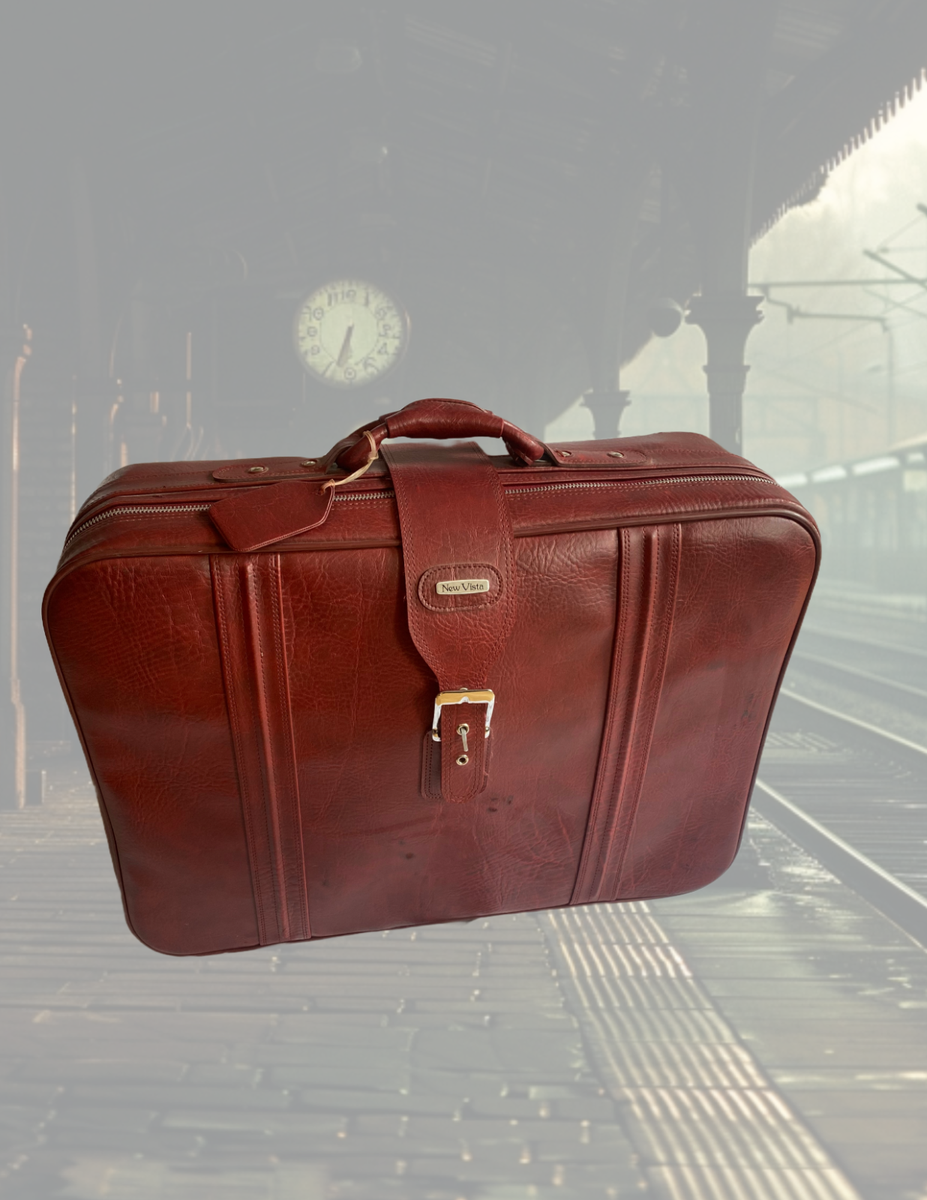 Kit Sac à Main Vintage Vista En Cuir Tandy, Neuf Vieux Stock, Rare