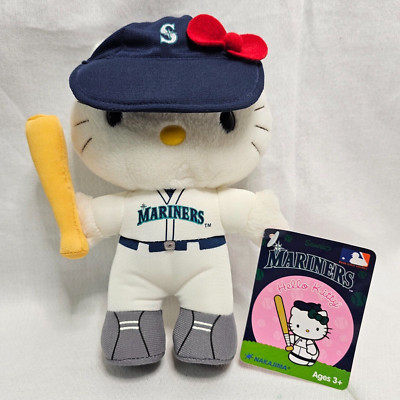 NWT Hello Kitty Seattle Mariners Baseball Plush Sanrio Bat  display picture 1