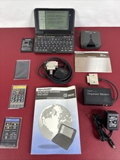 Sharp Wizard OZ-9600 256KB Organizer  Manual and Accessories - tested working