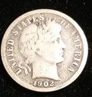 1902-S Barber Dime Silver ---- Nice Details Coin --$1 AUCTION BID START -- M51