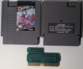 Defender of the Crown Nintendo Entertainment System NES Cleaned and Tested Works