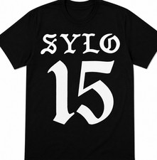 SYLO 15 Apoya a tus Forajidos Locales Motociclista Motocicleta MC Camiseta Outlaw Calavera
