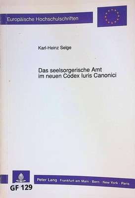 Das seelsorgerische Amt im neuen Codex iuris canonici.Die Pfarrei als Or 2264460