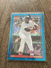 2026 Topps Series 1 1991 David Ortiz Red Sox Blue Crackle Foil #’d 81/150